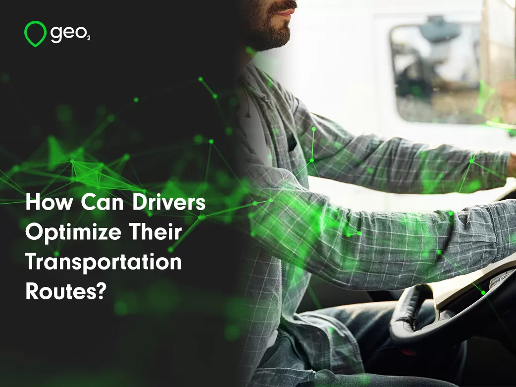 blog post title page with man in background driving lorry with green plexus overlay